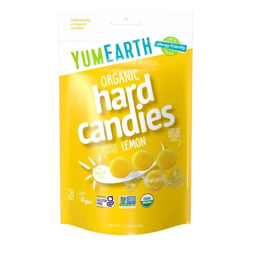 Miniatura 12 de YumEarth Gotas de frutas orgánicas, caramelos duros naturales con sabor variado, dulces de frutas para niños, aptos para alérgicos, sin OMG, sin