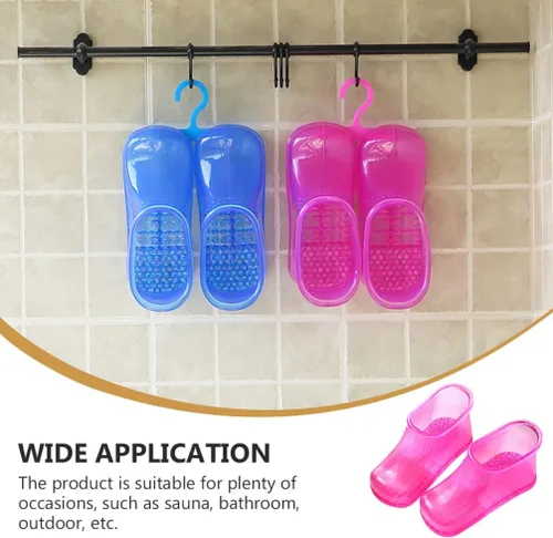 Miniatura 3 de HEALLILY Zapatos de baño de pies, botas portátiles para remojar pies con suela antideslizante, gran capacidad, cubo de spa para uso doméstico