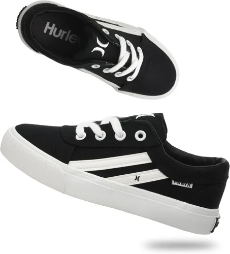 Hurley Boardy - Tenis de skater con cordones, tenis bajos con cordones, a la moda, para niños y niñas, ligeros, clásicos, casuales, para niños