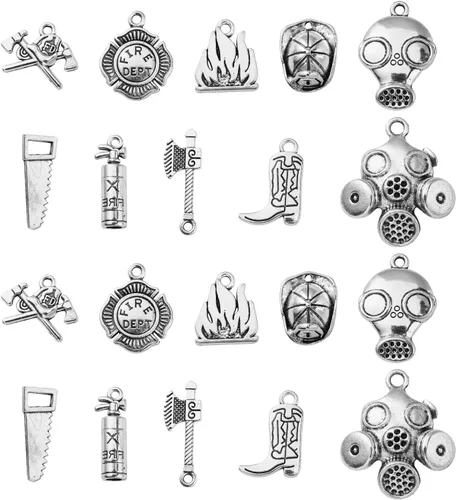 Miniatura 21 de LiQunSweet 100 dijes para viaje al extranjero, 10 unidades, para hacer joyas Abalorio de viaje_10 estilos