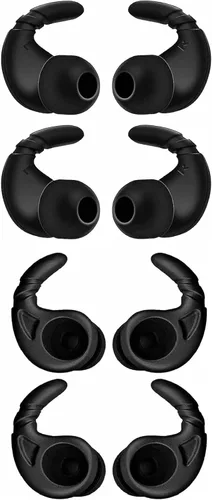 Miniatura 3 de JNSA Punta de oreja antideslizante para auriculares deportivos de repuesto, aletas de oreja, adaptadores de repuesto para auriculares intraurales