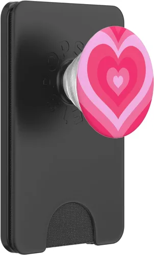Miniatura 7 de Lindo rosa latte amor café corazón patrón elegante femenino PopSockets estándar PopGrip