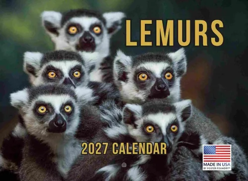 Miniatura 16 de Calendario alpaca 2026, calendario mensual de pared de 12 meses Hecho en Estados Unidos.