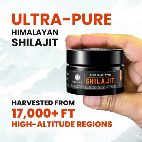 Miniatura 2 de Natruveda, Resina Shilajit del Himalaya para hombres y mujeres, shilajit orgánico, ácido fúlvico y más de 85 minerales naturales traza – Suplemento