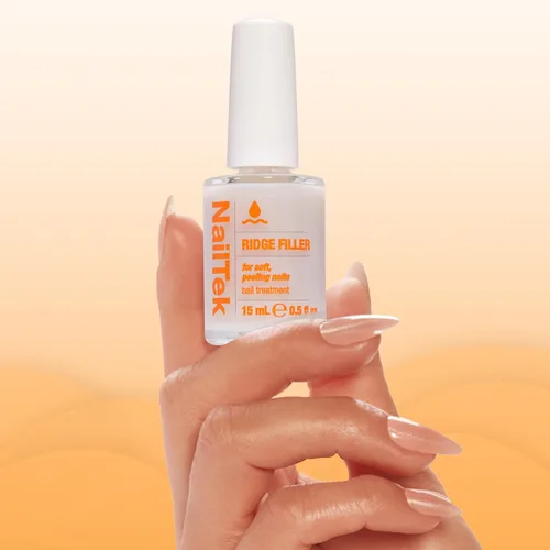 Miniatura 5 de Nail Tek Ridge Filler Formula 2 – Clear Ridge Filler para uñas, capa base, esmalte fortalecedor de uñas para uñas suaves y peladas, 0.5 onzas