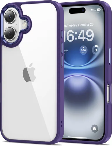 Miniatura 92 de HOOMIL Funda para iPhone 7 Plus/iPhone 8 Plus de 5.5 pulgadas, no amarillea, protección contra caídas, cubierta trasera dura transparente