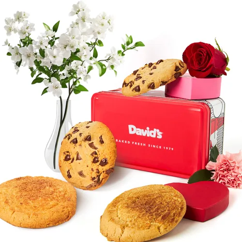Miniatura 10 de Galletas de chocolate con chispas sin gluten y brownies de DAVID'S COOKIES - Postres de panadería gourmet ideales para un delicioso regalo de comida