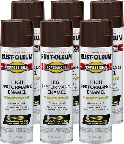 Miniatura 45 de Rust-Oleum 7515838 Pintura en aerosol de esmalte profesional de alto rendimiento, 14 onzas, aluminio