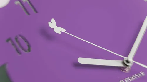 Miniatura 3 de FLEXISTYLE Reloj de Pared, Acrílico, Milka, 11.8 in