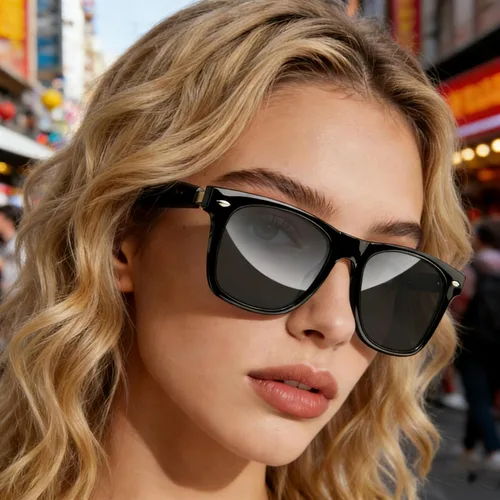 Miniatura 8 de Blackview Lentes inteligentes, lentes de sol polarizados Bluetooth con altavoz, control de voz, protección UV, lente de luz azul