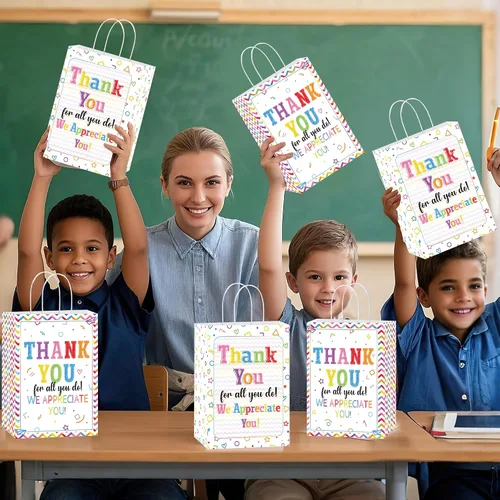 Miniatura 7 de Bolsas de regalo de agradecimiento para empleados: 16 piezas geniales regalos de agradecimiento para empleados, pequeñas bolsas de regalo