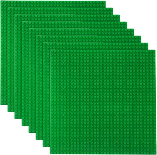 Miniatura 10 de LVHERO Placas base clásicas para construcción de ladrillos de construcción, 100% compatibles con todas las principales marcas, placa base, 10 x 10