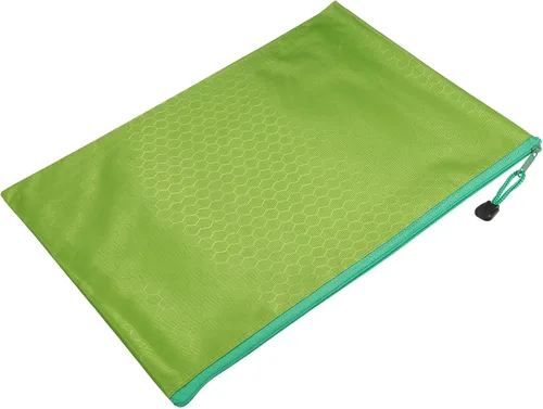 Miniatura 7 de PATIKIL Bolsas impermeables con cremallera, paquete de 10 unidades tamaño A4 para documentos organizador de almacenamiento para suministros de Azul
