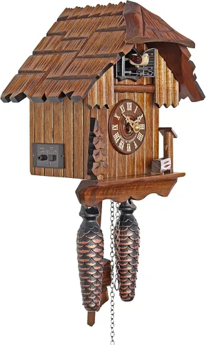 Miniatura 2 de Reloj de cuco de cuarzo - La casa de troncos AH 22 QM