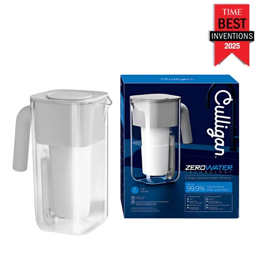 Miniatura 2 de Culligan con tecnología ZeroWater - Jarra con filtro de agua de 7 tazas – Incluye filtro de agua avanzado de 5 etapas, certificado IAPMO