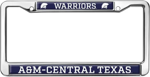 Miniatura 173 de Texas A&M University - Texarkana Mascot - Marco de metal estándar para placa de matrícula de tamaño completo