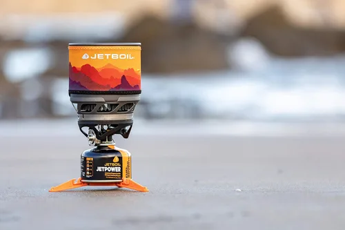 Miniatura 12 de Jetboil MiniMo - Sistema de cocina para estufa de camping y mochileros con control de calor ajustable Puesta de sol