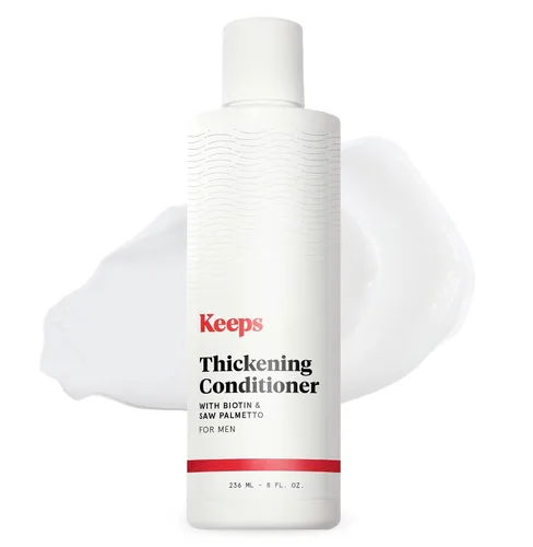 Keeps Acondicionador para Pérdida de Cabello de Hombre con Biotina - Champú Anti-adelgazamiento y Crecimiento del Cabello para Hombres - Bloqueador
