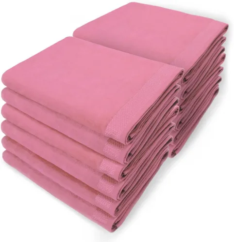 Miniatura 18 de Kaufman - Toallas de baño de terciopelo de color sólido, toalla de playa, toalla de piscina, 100% algodón, 30 x 60 pulgadas, toalla absorbente