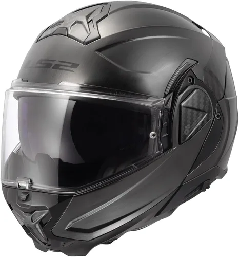 Miniatura 11 de LS2 Helmets Advant II - Casco modular de motocicleta con protector solar (blanco brillante, 2XL)
