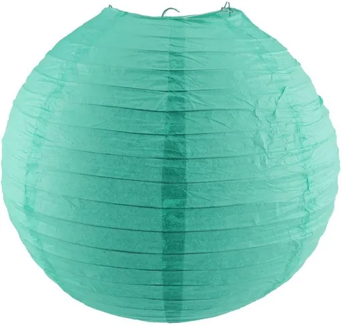 Miniatura 3 de Homeford Farol de papel redondo para colgar (14 pulgadas, blanco)