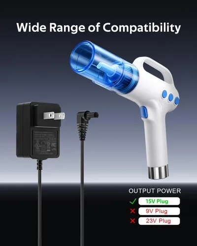 Miniatura 4 de Cargador de 15 V apto para aspiradora de mano Black and Decker HHVI315JO42 HHVI320JR02 HFVB320J27 HLVA320JS10 HFVB315J22 HLVB315JA26 HLVA325JP07