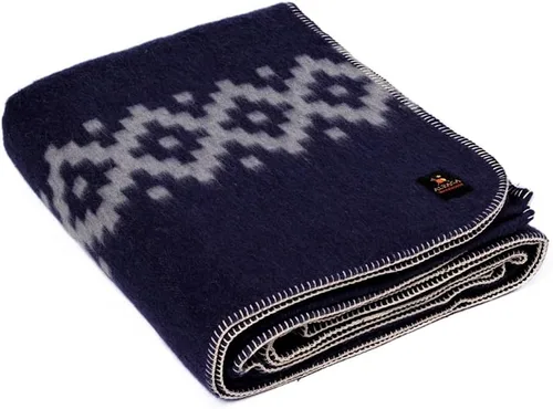 Miniatura 28 de Manta gruesa de lana de alpaca para acampar al aire libre o uso en interiores, diseño étnico, suave lana peruana de alpaca disponible en tamaño Gris