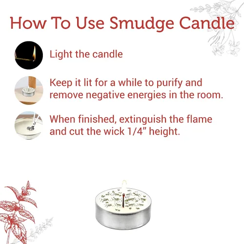 Miniatura 5 de SOUL STICKS Paquete de 12 velas Little Smudgies para limpieza de casa, meditación, curación de chakras, fabricadas con cristales y hierbas