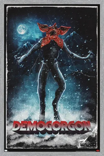 Miniatura 16 de Trends International Netflix Stranger Things: Season 4 - Póster de pared de Demogorgon, 14.72 x 22.37 pulgadas, versión enmarcada de madera