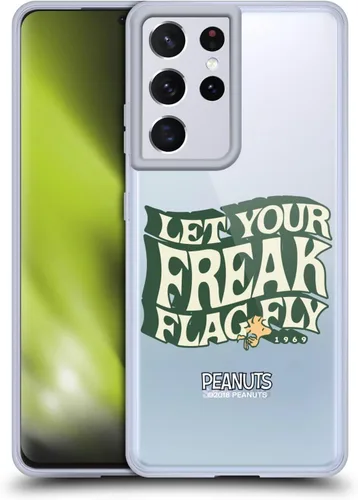 Miniatura 26 de Head Case Designs Funda de gel Woodstock 50th con licencia oficial de Peanuts Snoopy Guitar 1969 [protección de grado militar] compatible