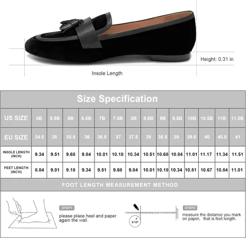 Miniatura 4 de Mocasines para mujer, zapatos planos de cuero casuales para mujer