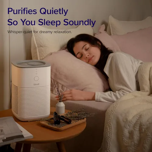 Miniatura 5 de LEVOIT Purificador de Aire para Casa Dormitorio, AHAM VERIFIDE, Filtro Purificador de Habitaciones Pequeñas con Esponja de Fragancia para Humo