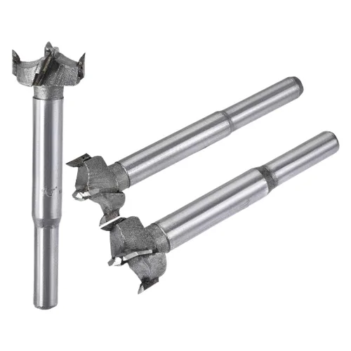 Miniatura 7 de uxcell Forstner - Brocas de taladro para madera, 0.906 in, 0.945 in, 0.984 in de diámetro, sierra de agujero de carburo, punta de acero de aleación