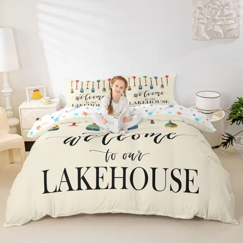 Miniatura 41 de Erosebridal Funda de edredón de ancla náutica, juego de ropa de cama con brújula oceánica, tamaño individual para niños, adolescentes, adultos