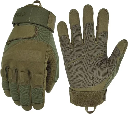 Miniatura 10 de Seibertron Guantes S.O.L.A.G para deportes al aire libre resistentes al agua con dedo completo y pantalla táctil, para adultos y jóvenes Negro-1/2