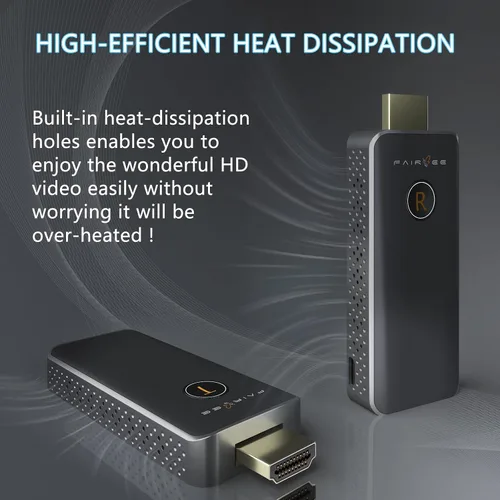 Miniatura 8 de Transmisor y receptor HDMI inalámbrico, salida de decodificación 4K 1080P, kit extensor inalámbrico HDMI portátil Plug&Play, soporte 5.8G/2.4G