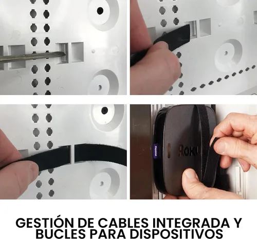 Miniatura 6 de Legrand - Gestión de cables OnQ, caja multimedia en pared, carcasa de cableado estructurado de doble propósito, caja de almacenamiento empotrada