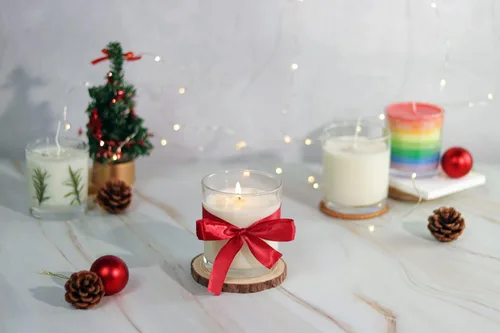 Miniatura 7 de Aroparc Tarros de velas a granel con tapas, 12 frascos de 10 onzas para hacer velas, transparentes aptos para lavavajillas
