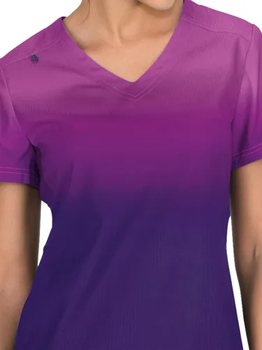 Miniatura 3 de KOI Lite 370PR Ombre Reform - Camisa de uniforme médico, de color degradado, para mujer