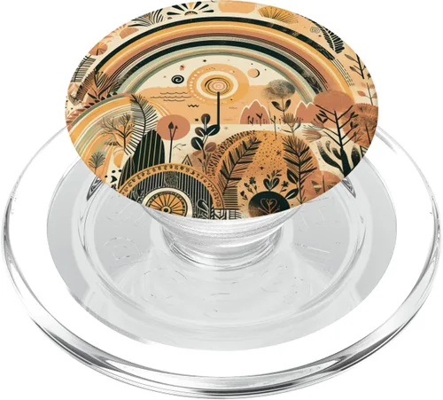 Miniatura 8 de PopSockets PopGrip intercambiables de arcoíris floral