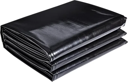 Miniatura 15 de ToLanbbt Revestimiento de estanque de 10 x 13 pies, 20 mil HDPE resistente a los rayos UV, revestimiento de estanque preformado fácil de cortar