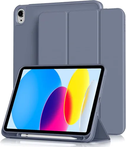 Miniatura 17 de Aoub - Estuche para iPad (A16) 11ª generación 11 pulgadas 2025, iPad 10ª generación 10.9 pulgadas 2022 con soporte para lápiz, con carcasa trasera