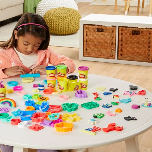 Miniatura 6 de Play-Doh - Set de herramientas navideñas, 43 accesorios y 10 colores de compuesto para modelar, regalos para rellenar calcetines de Navidad