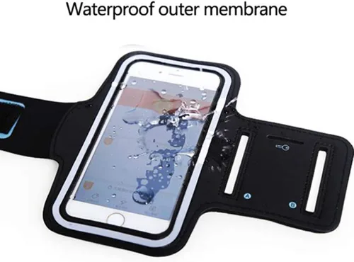 Miniatura 2 de Brazalete para correr para ZTE Axon 11 SE Soporte de brazo ajustable para ZTE Blade 10 Smart/V Inteligente/V2020 Vita Sports Bolsa de teléfono móvil