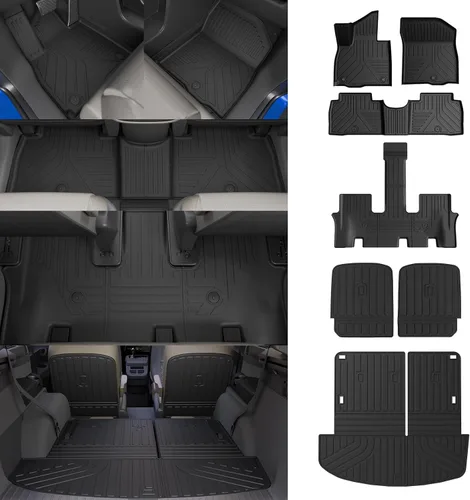 Miniatura 15 de Rongtaod Tapete de Carga Compatible con Hyundai Palisade 2020-2025 de 7 Asientos, Tapete de Maletero, Tapete de Carga, Forro de Carga para Todo