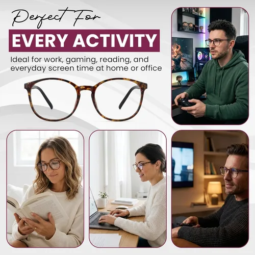 Miniatura 5 de LifeArt Gafas de Bloqueo de Luz Azul, Anti Fatiga Ocular, Gafas de Lectura para Computadora, Gafas para Videojuegos, Gafas de TV para Mujeres