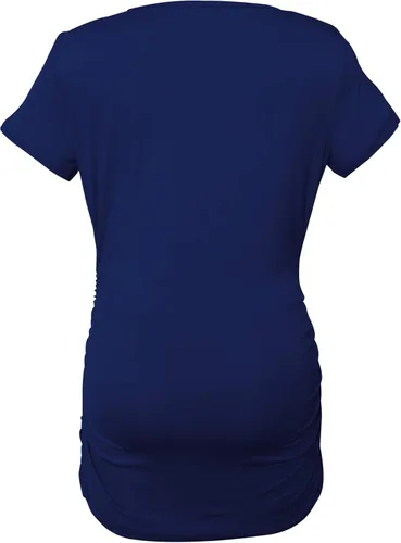 Miniatura 10 de Smallshow - Camiseta de maternidad para mujer, diseño de lados fruncidos, tipo túnica, prendas para el embarazo