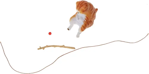 Miniatura 7 de Yuly Pescado Paisajismo Pesca Adornos de Gato Mini Estatua de Resina de Dibujos Animados Gato Estatua para el Hogar Oficina Acuario