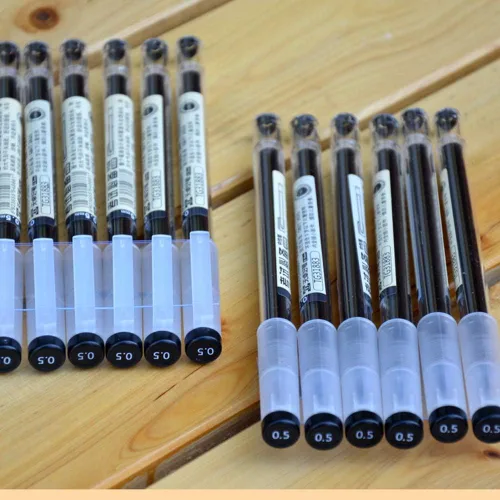 Miniatura 2 de sencoo Paquete de 12 bolígrafos de tinta de gel negro, bolígrafos de punta extra fina, bolígrafo de 0.014 in, negro, oficina, escuela, papelería