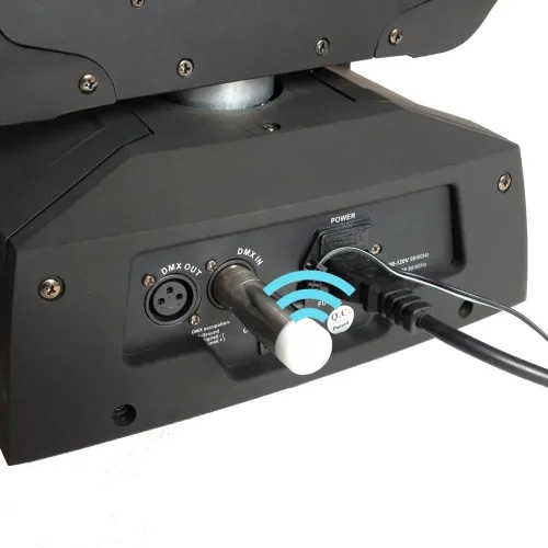 Miniatura 2 de Lixada 2.4G DMX512 receptor hembra inalámbrico XLR, control de luces LED para fiestas, plateado (Receiver-Silver)